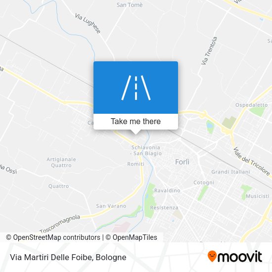 Via Martiri Delle Foibe map