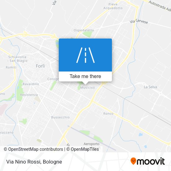 Via Nino Rossi map