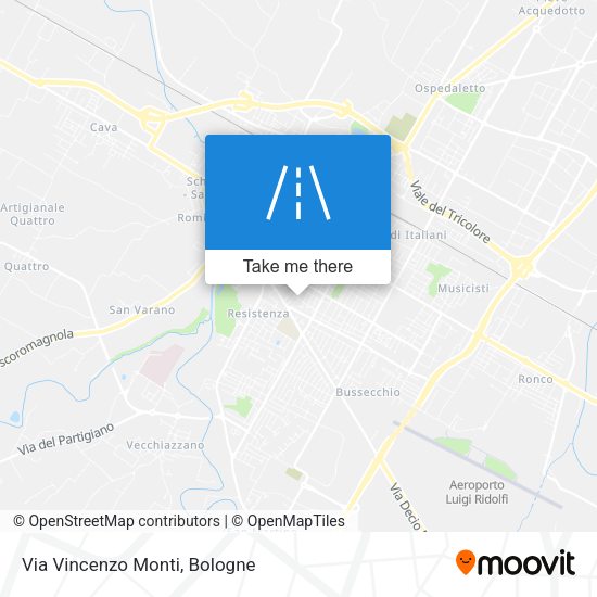 Via Vincenzo Monti map