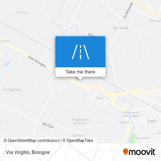 Via Virgilio map