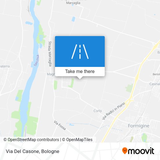 Via Del Casone map