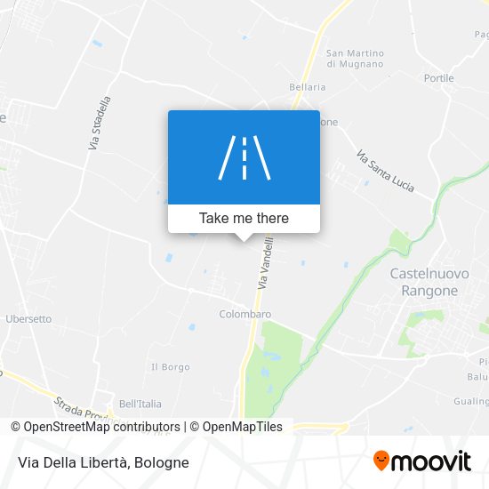 Via Della Libertà map