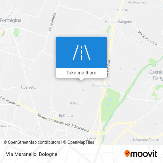 Via Maranello map