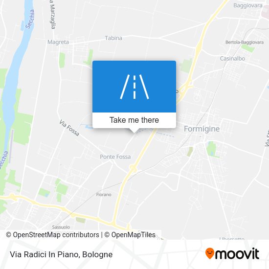 Via Radici In Piano map