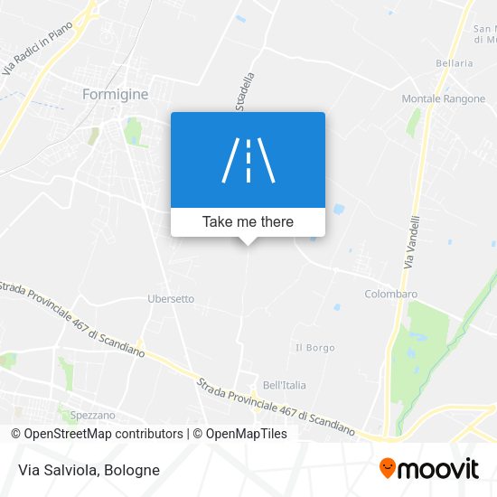 Via Salviola map
