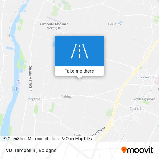 Via Tampellini map