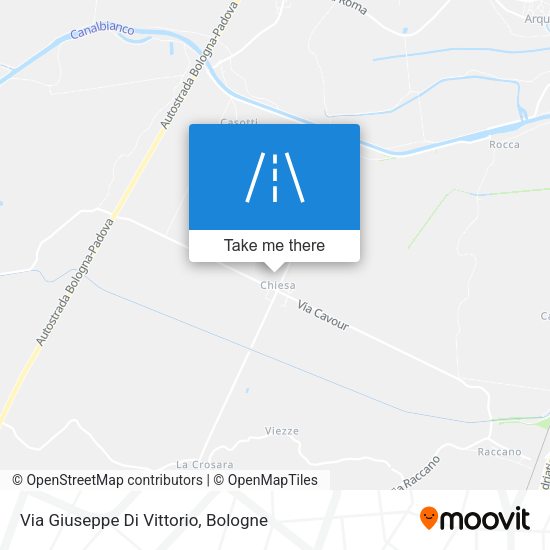 Via Giuseppe Di Vittorio map