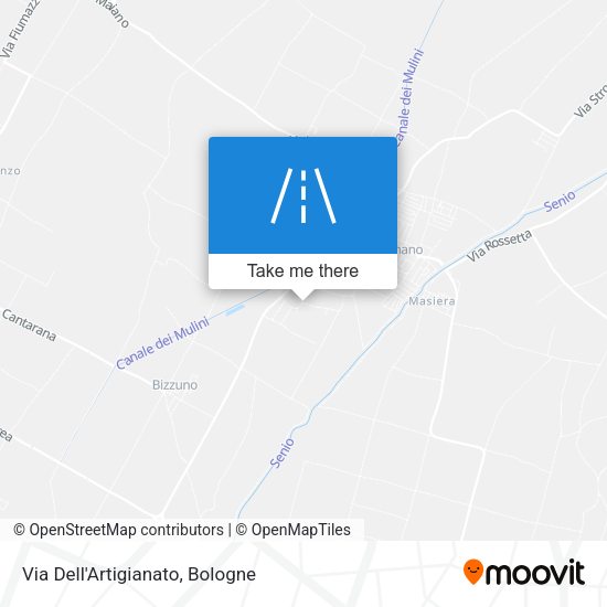 Via Dell'Artigianato map