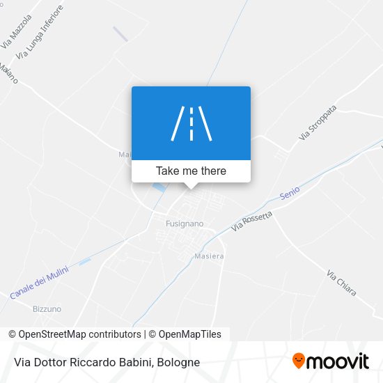 Via Dottor Riccardo Babini map