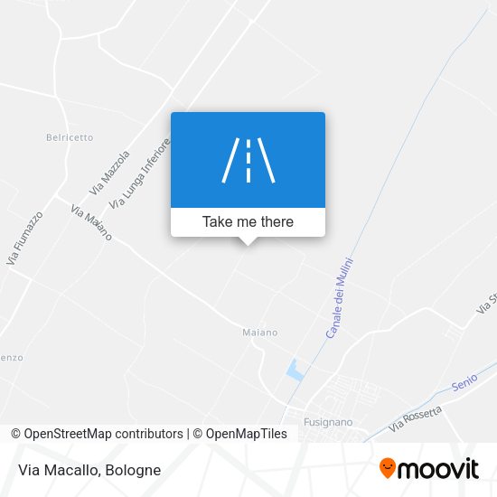 Via Macallo map