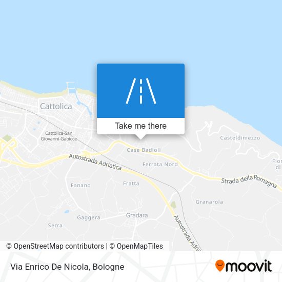 Via Enrico De Nicola map
