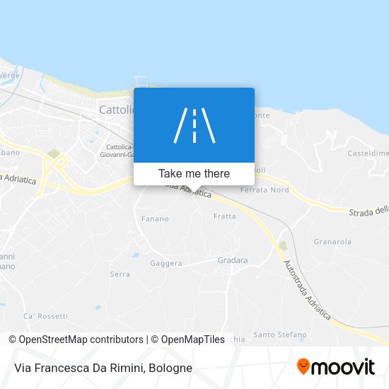 Via Francesca Da Rimini map