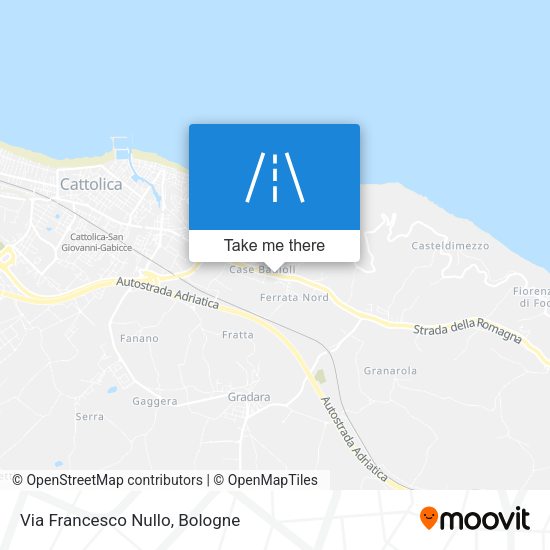 Via Francesco Nullo map