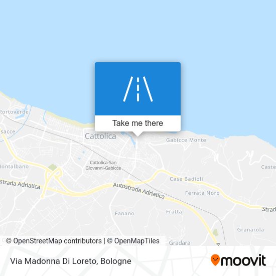 Via Madonna Di Loreto map