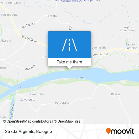 Strada Arginale map