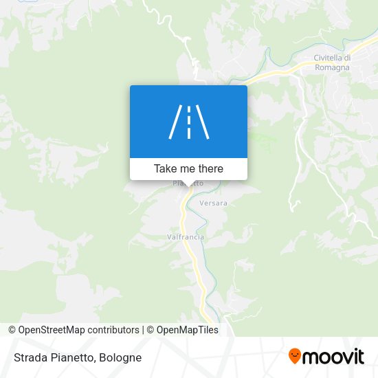 Strada Pianetto map