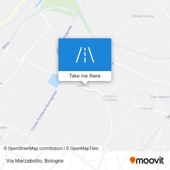 Via Marzabotto map