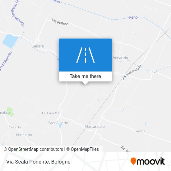 Via Scala Ponente map