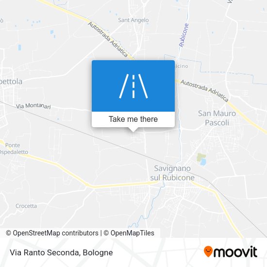 Via Ranto Seconda map