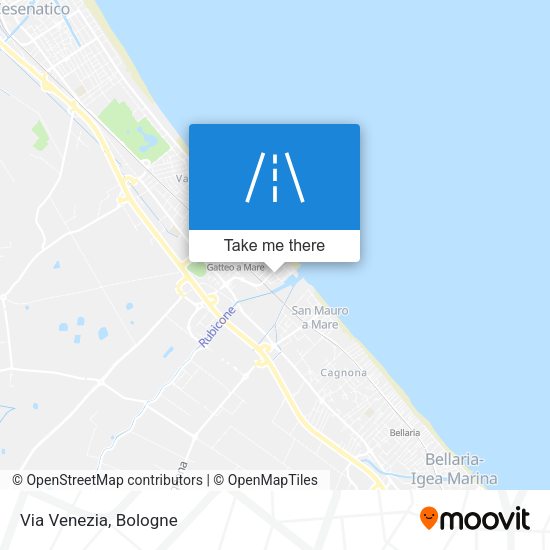 Via Venezia map