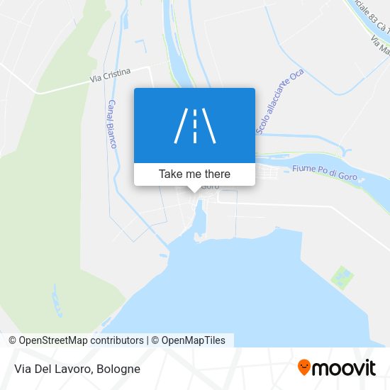 Via Del Lavoro map