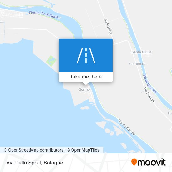 Via Dello Sport map