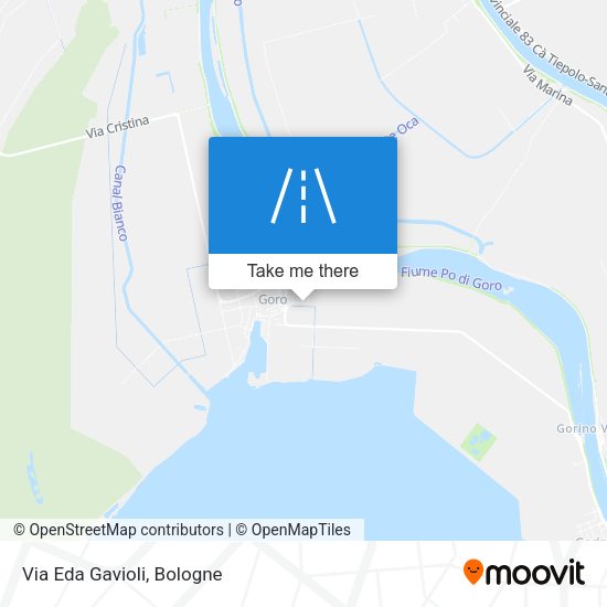 Via Eda Gavioli map