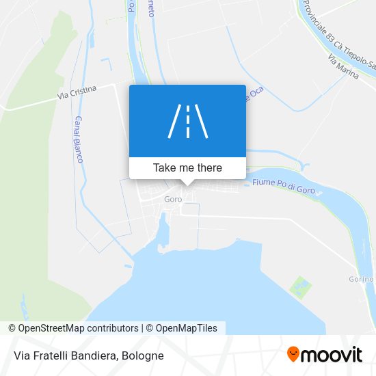 Via Fratelli Bandiera map