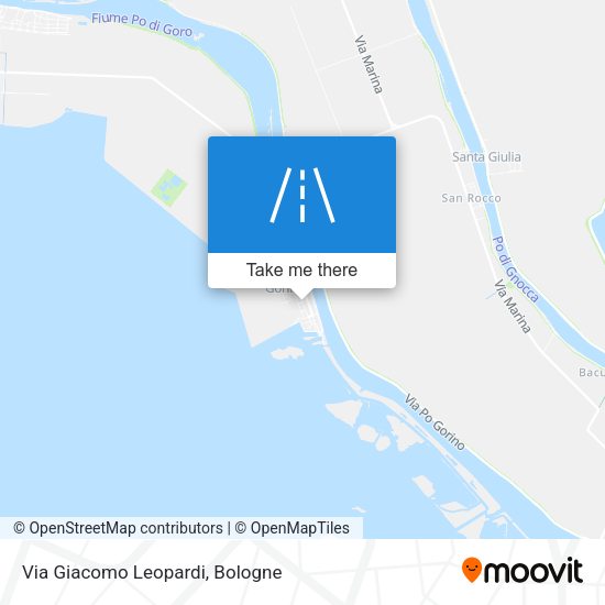 Via Giacomo Leopardi map