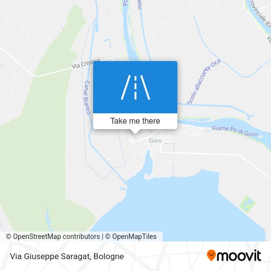 Via Giuseppe Saragat map