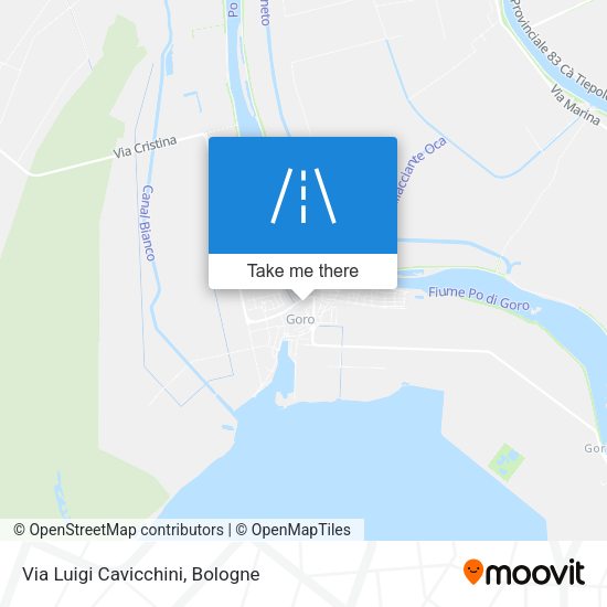 Via Luigi Cavicchini map