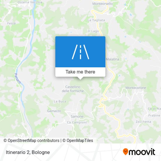 Itinerario 2 map