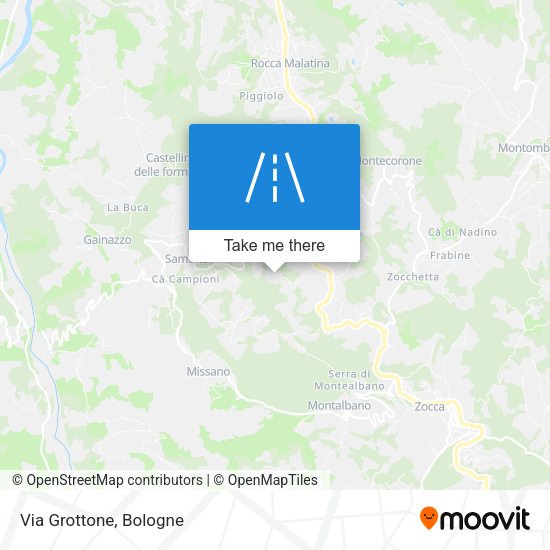 Via Grottone map
