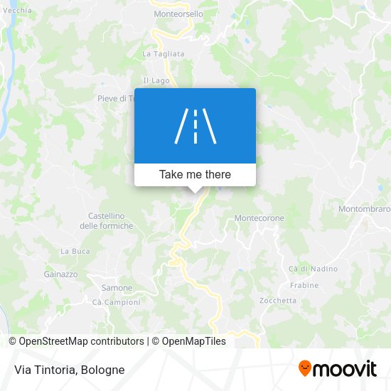 Via Tintoria map
