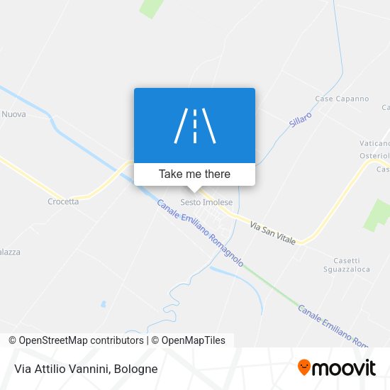 Via Attilio Vannini map