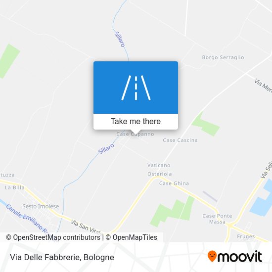 Via Delle Fabbrerie map