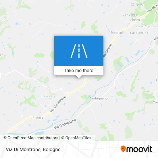 Via Di Montrone map