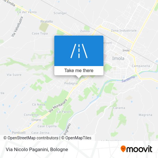 Via Nicolo Paganini map
