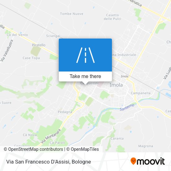 Via San Francesco D'Assisi map