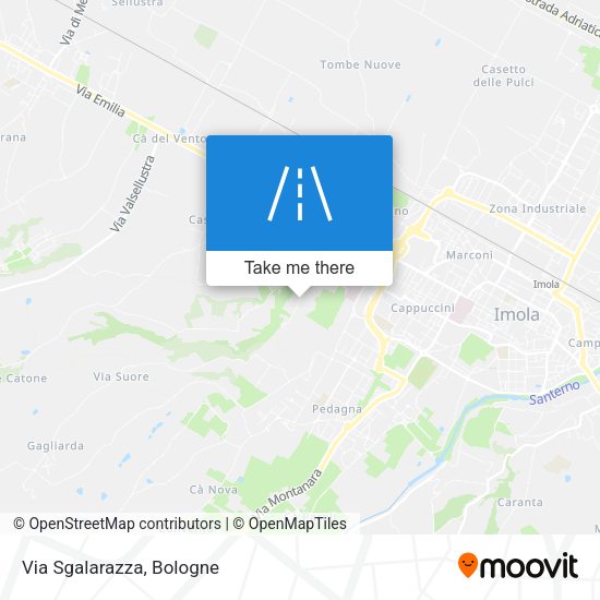 Via Sgalarazza map