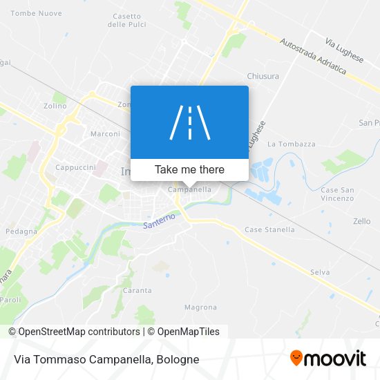Via Tommaso Campanella map