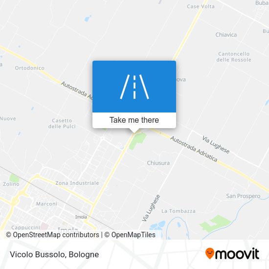 Vicolo Bussolo map