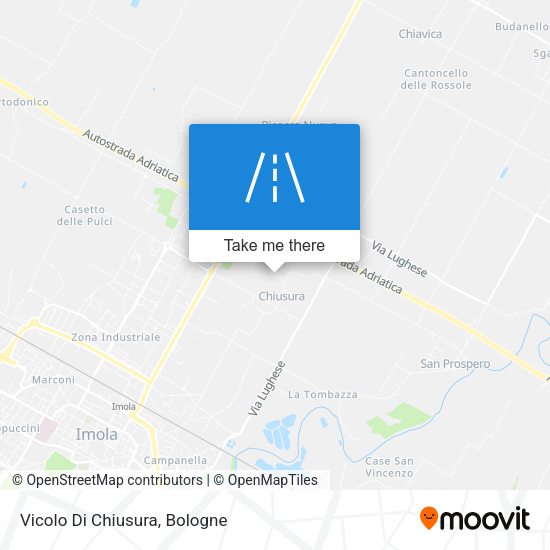 Vicolo Di Chiusura map