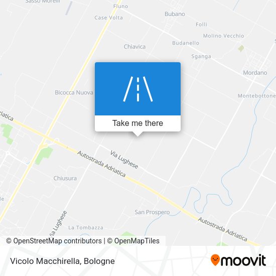 Vicolo Macchirella map