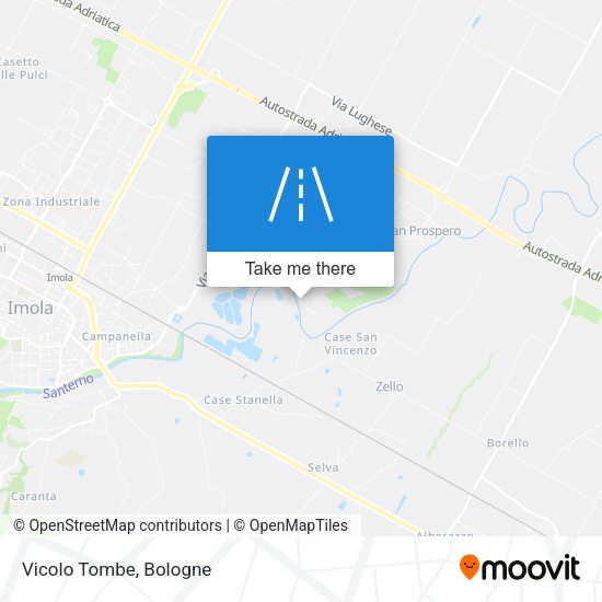 Vicolo Tombe map