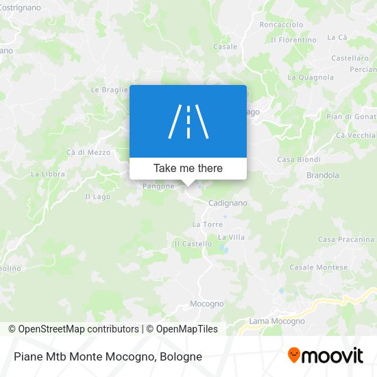 Piane Mtb Monte Mocogno map
