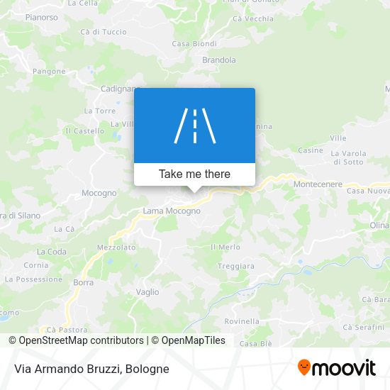 Via Armando Bruzzi map