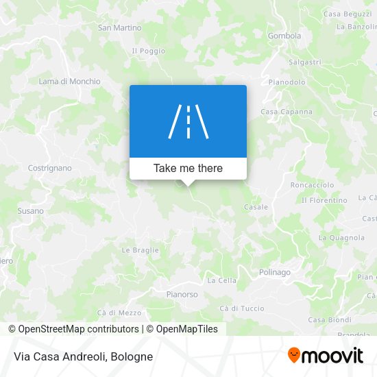 Via Casa Andreoli map
