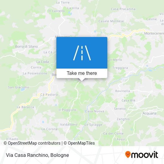 Via Casa Ranchino map