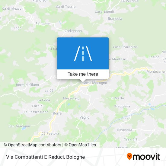 Via Combattenti E Reduci map